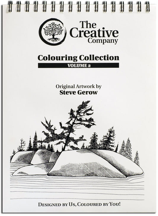 Colouring BOOK ONLY (spiral bound) by Steve Gerow - Vol. 2